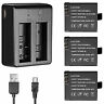 10090264 Neewer Rechargeable Action Camera Battery With Usb Dual Charger