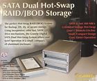 2601 Granite Digital Sata Aluminum Dual Storage Enclosure New