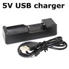 4894644250824 Unbranded Dc Single Slot Usb Battery Charger Black
