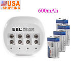 4pcs-lot 4x 600mah 9v Batteries Battery Charger 747180873566