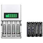 6196419550558 Palo Battery Chargers Slots Smart Intelligent Aaa Rechargeable