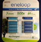 637494 666681 Sanyo New Eneloop Aa Pack Mah Rechargeable Batteries