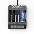 717410947954 Xtar Intelligent Lcd Battery Charger Slots Usb Cable