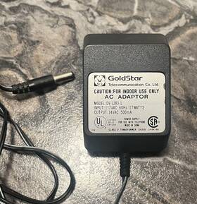 Dv-1283-1 Ablegrid 740972452758 Ac Adapter Goldstar Telecommunication Power Supply Cord 3do Panasonic
