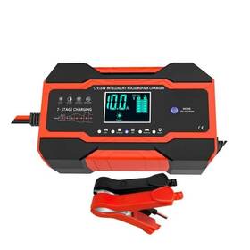 Adrinfly 762262636167 10-amp Smart Battery Charger 12v 24v With Temp Trickle Desulfator