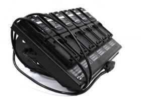 Bat-03180-01s Advancetec Industries At6054a 12-bay Battery Charger With 6x Sonim Batteries