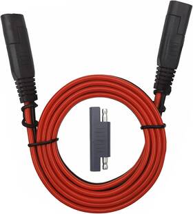 Aeisvik 445015178192 Sae To Connector Extension Cable - 4ft 12v-24v Battery Charging Cord