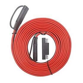 Aeisvik 729038855290 Trickle Charger Extension Cord 25ft - Sae To Connector Cable 12v-24v Batt