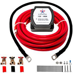 Astpiso140a All Star Truck Parts 12v 140 Amp Dual Battery Isolator - Voltage Sensitive Relay Vsr Pro