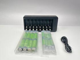 Hptch0036b Amazon Basics Aa/aaa Rechargeable Battery Kit 16pk Usb-c Charger No Ac Adapter