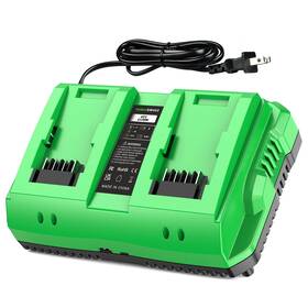 B0f5ghlj2l Amitself 40v Dual-port Replacement For Greenworks Battery Charger Usb Port Fits