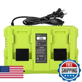B0fgxhgg5c Amityke Replacement For Ryobi 40v Battery Charger Op402 Dual Port Fast Charging