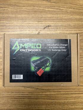 Ao240 Amped Outdoors 10a Lifepo4 Charger For 60ah-160ah 12v Batteries