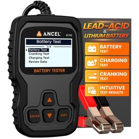Bt310 Ancel 12v Car Battery Tester - 100-2000 Cca Load For Lea