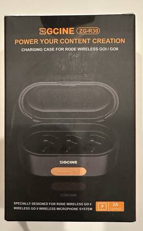 Zg-r30 Andycine Charging Case For Rode Wireless Go And Ii Mic System