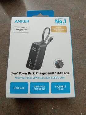 G69007046 Anker 194644060145 Powercore Fusion 5000