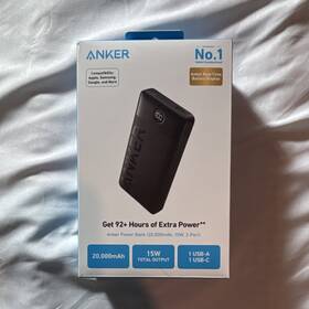 A1377h11-1 Anker Power Bank 20000mah 15w Dual Usb-a Usb-c Portable Charger
