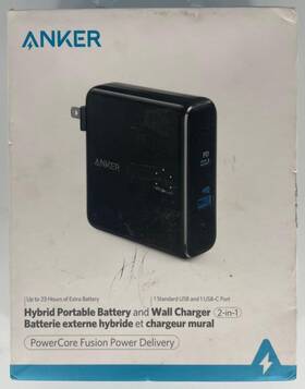 A1622j21 Anker Powercore Fusion Power Delivery 2-in-1 - Black