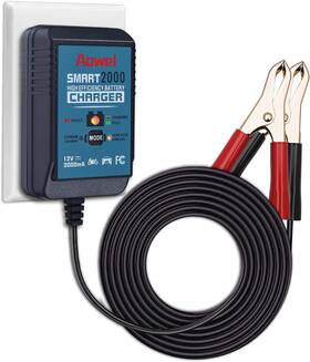 Aowel 705353885235 12v 2-amp Fully Automatic Battery Charger And Maintainer For Car Lawn Mowe