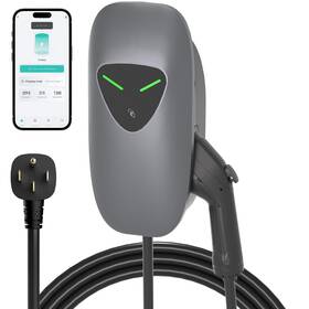 Aries Nexus 976948594861 Level 2 Ev Charger 40amp Nema14-50 Plug 9.6kw Fast Charging Stations With 25