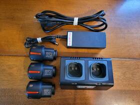 Artisan Power 819595014831 Transformer Double Charger With Three Batteries Andis Powergroom Agr And Bgr