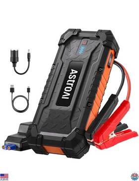 B0cb3w9frd Astroai 4000a Car Jump Starter 24000mah Battery Booster Pack Usb Quick Charge Led Light