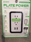 At1026 Atomi New Nip Plate Power Wall Charger Outlet 841856110266