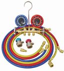 Atd-3694 Rel Atd Tools Deluxe Dual Brass Manifold Gauge 663126036942