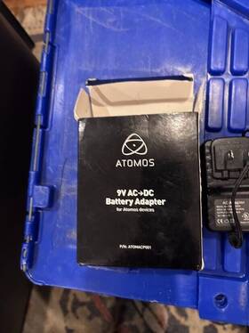 Atomacp001 Atomos Ato-acp001 9v Ac Dc Adapter / Battery Eliminator Sony Np-f750 Ninja