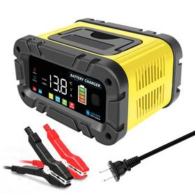 Got6939456893430jb Aumotop 20a 12v/24v Battery Charger - Fully Automatic With Color Screen Care