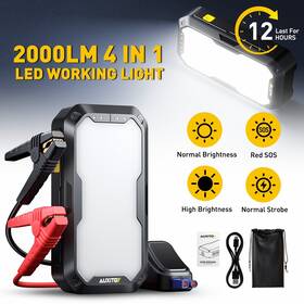 Dy-j101-auxito-by Auxitoed 2000a Jump Car Starter Power Bank 12v Battery Booster Charger Starting Device