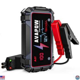 B08t6kpf2f Avapow Portable Car Jump Starter 1500a Battery Pack With Jumper Cables And Led Light