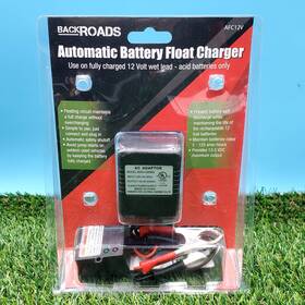 Back Roads 689139370415 12 Volt Automatic Battery Float Charger