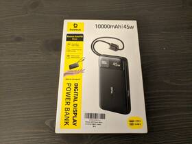 Pb7622z-pn04 Baseus Enerfill Fc11 Digital Display Power Bank 45w Dual Cables 4 Usb 10000mah