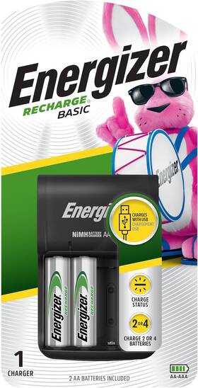 Batteries 744110799033 Recharge Basic Battery Charger Rechargeable Aaa And Aa C
