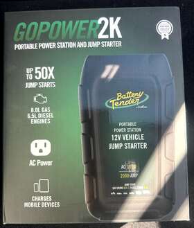 Battery Tender 734357320411 By Deltran Go Power 2k Portable Station And Jump Start