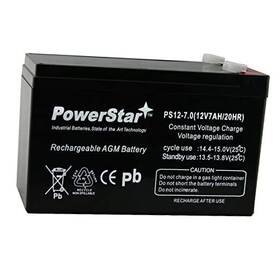 Ps12-7 Batteryjack Inc 12v 7ah Rechargeable Maintenance Free Sla/agm Backup Battery For