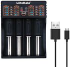 Bc-us-dc-lii-402 Liitokala Usb Speedy Charging Smart Battery Charger Support Solar Panel