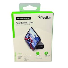 Belkin 745883799152 Play Series Power Bank 5k Stand For Phone Or Gaming Controller