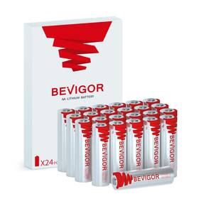 Bevigor 653854510340 Lithium Batteries Aa Size Battery 24pack 3000mah Double A Batter