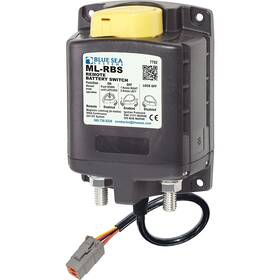 7702100 Blue Sea Systems Ml Solenoid 24v 500a With Manual Control And Deutsch Connector 77