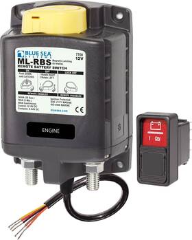 7700b-bss Blue Sea Systems Amrb-7700 - Ml Solenoid 12 V 1-pole Knob 1ea