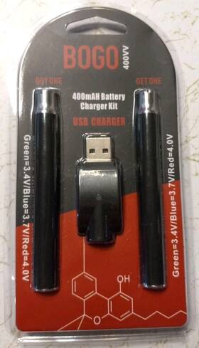 400vv Bogo 636391350990 400mah Battery Charger Kit New In Package