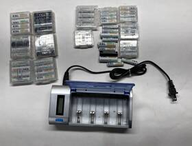 Bonai 060985950320 Universal Battery Charger Aa Aaa C D 9v With Included Rechargeable Batteries