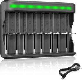 My-c005 Bonai Aa Aaa C D Sc Battery Charger With Detection Function Usb High-speed Char