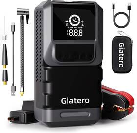 Branded 744110969689 Portable Car Jump Starter With Air Compressor 150psi Start Battery Pack