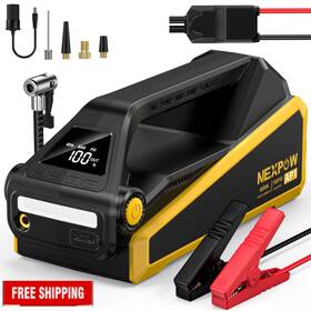 4000a Branded Ap1-1 Jump Starter With Air Compressor Car Battery For All Gas/ 1