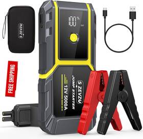 5000amps Branded H021 Heavy Duty Truck Battery Booster Pack Jump Starter Box Portable Power