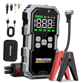 6000a Bsmoom 764965115345 Jump Starter With Air Compressor Battery Pack 6000 Amps