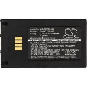 Cs-dep750xl Cameron Sino Rechargeable Battery For Easypack 56446 702 099 Ezpack Xl Poliflex 750 1800mah